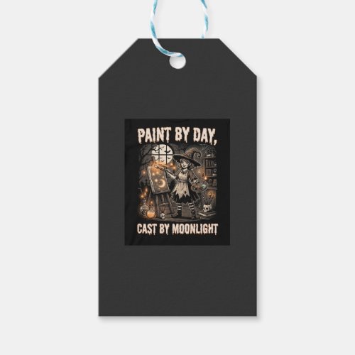 Halloween Artist Witch Magic Gift Tags