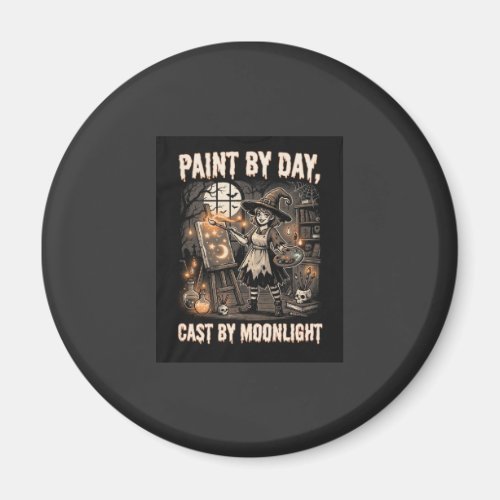 Halloween Artist Witch Magic Magnet