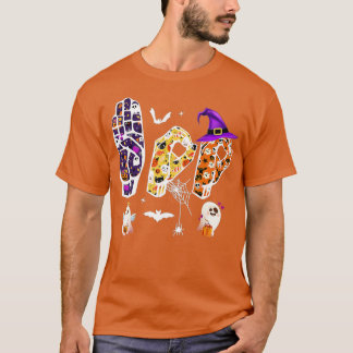 Halloween ASL, Hand Sign Language Boo Ghost Deaf P T-Shirt
