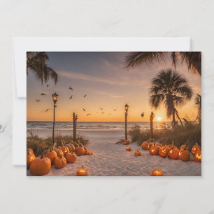 Halloween at Twilight at The Beach Notecard