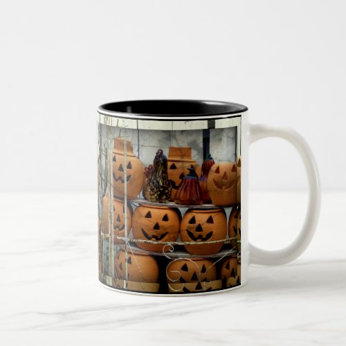 HalloweenAutumn Beverage Mug _  Pumpkins