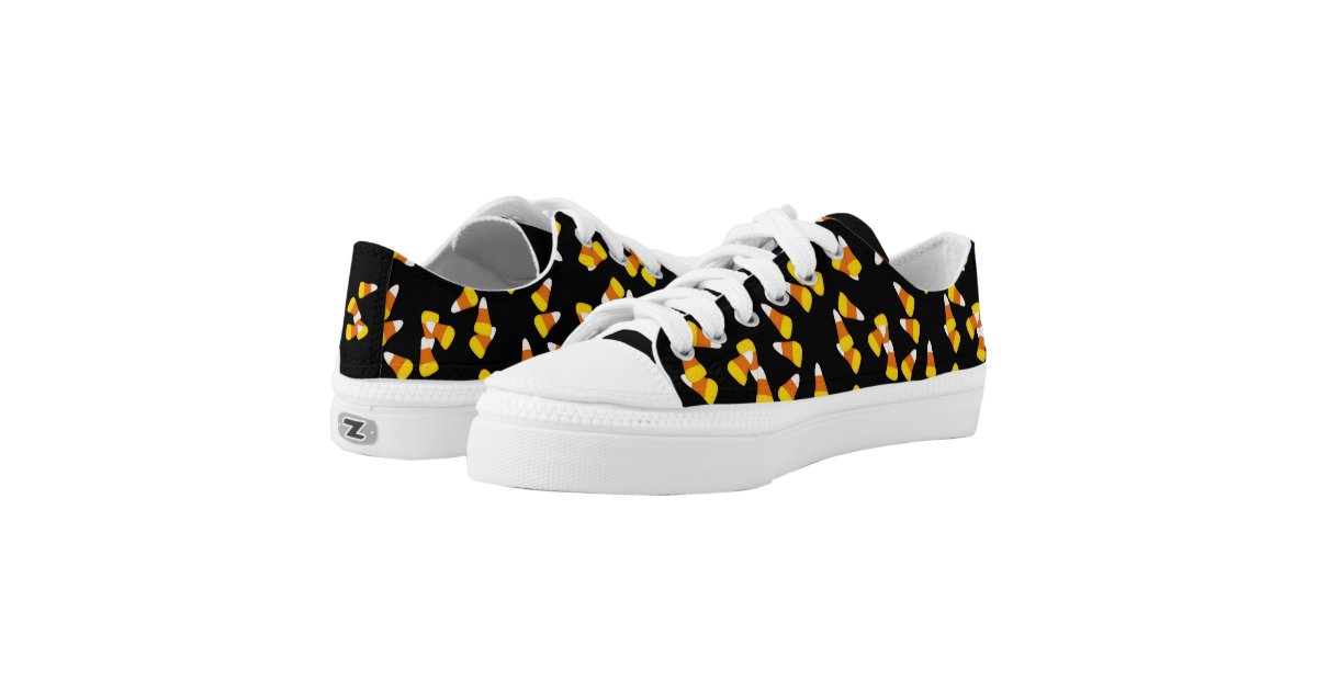 Halloween autumn fall candy corn pieces Low-Top sneakers | Zazzle