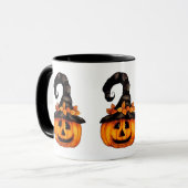 Halloween/Autumn Jack-o-Lantern Mug (Front Left)