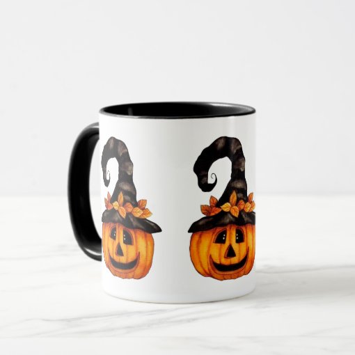 Halloween/Autumn Jack-o-Lantern Mug | Zazzle