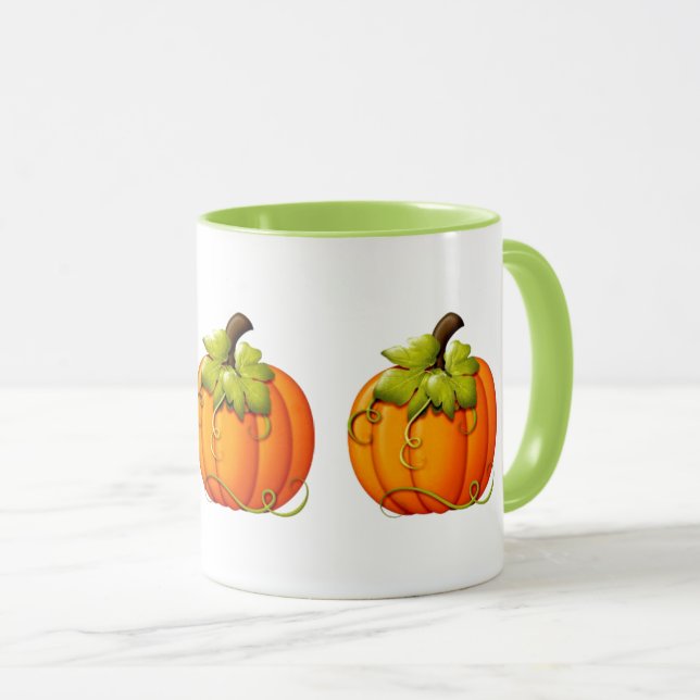 Halloween/Autumn Pumpkin Mug (Front Right)