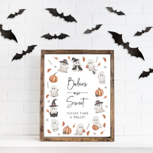 Halloween Babies Are Sweet Poster