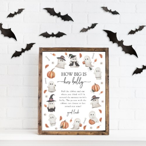 Halloween Baby Belly Sign