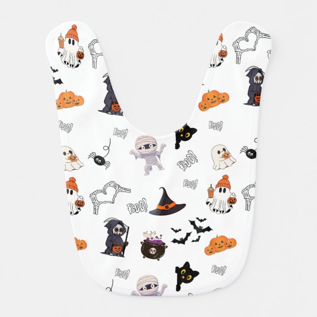 Halloween Baby Bib (Front)