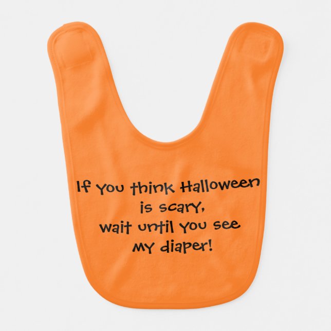 "Halloween" Baby Bib (Front)