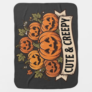Halloween baby blanket