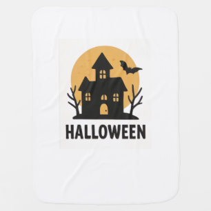 Halloween baby bly baby blanket