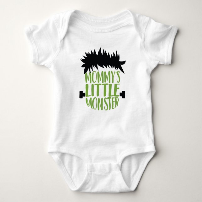 Halloween Baby Bodysuit - Mommy's Little Monster (Front)