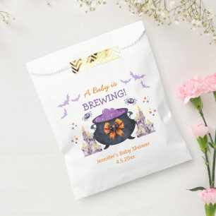 halloween baby brewing baby shower stylish cute favor bag