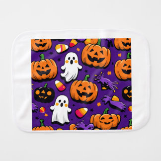 Halloween Baby Burp Cloth