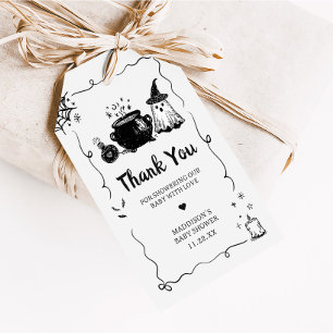 Halloween Baby is Brewing Baby Shower Favor Tags