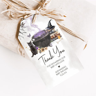 Halloween Baby is Brewing Baby Shower Favor Tags