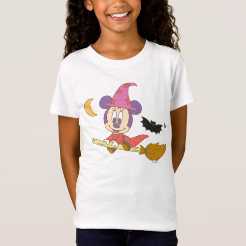 Halloween Baby Minnie Witch T_Shirt