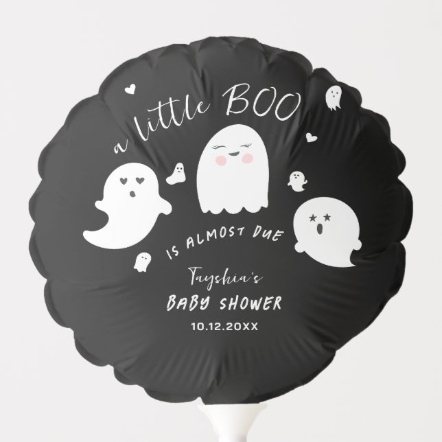 Halloween Baby Shower Balloon (Front)