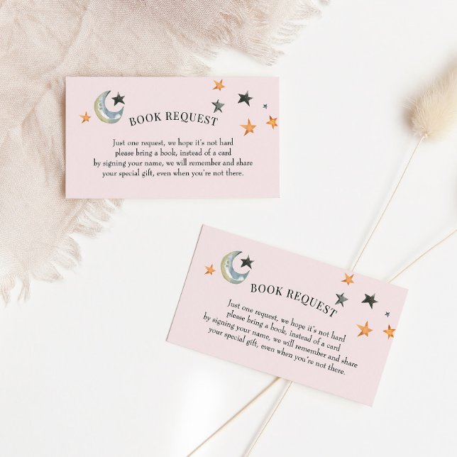 Halloween Baby Shower Book Request Insert Card (Creator Uploaded)