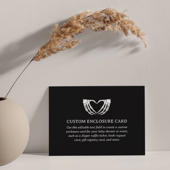 Halloween Baby Shower Custom Enclosure Card (Creator Uploaded)