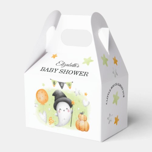Halloween Baby Shower Cute Favor Box