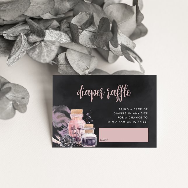 Halloween Baby Shower Diaper Raffle Enclosure Card (Creator Uploaded)