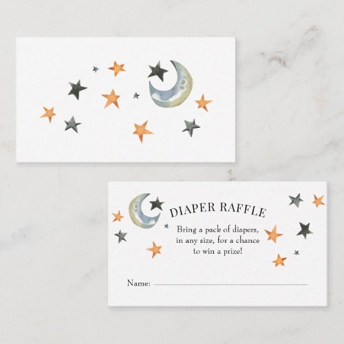 Halloween Baby Shower Diaper Raffle Insert Card - Halloween Baby Shower Diaper Raffle Insert Card