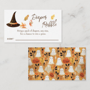 Halloween Baby Shower Diaper Request Enclosure Card