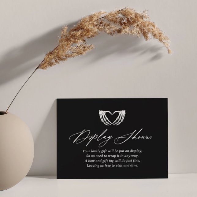 Halloween Baby Shower Display Shower Enclosure Card (Creator Uploaded)