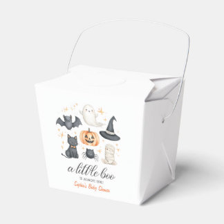 Halloween Baby Shower Favor Box A Little Boo Is