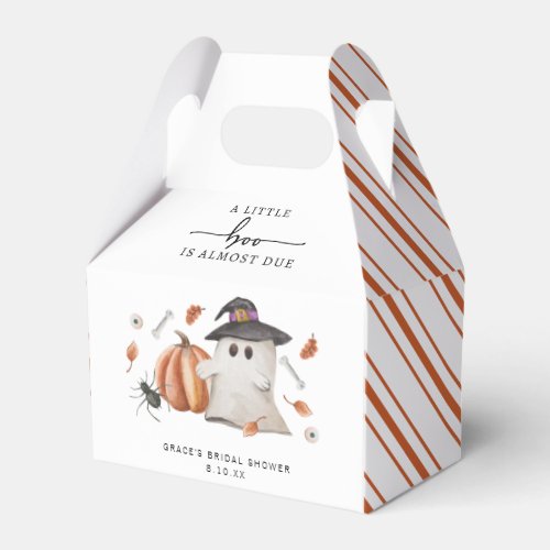 Halloween Baby Shower Favor Boxes
