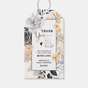 HALLOWEEN Baby Shower Favor Tags, A Little Boo Gift Tags