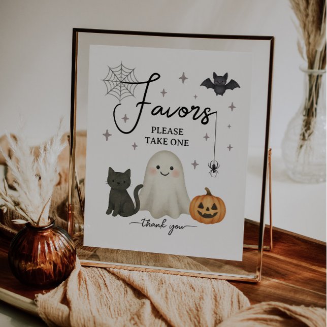 Halloween Baby Shower Favors Budget Flyer (Creator Uploaded)