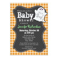 Halloween Baby Shower Invitation