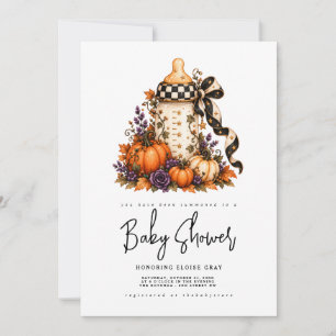 Halloween Baby Shower Invitation 