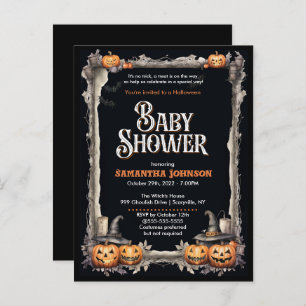 Halloween Baby Shower Invitation