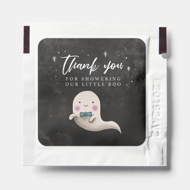 Halloween Baby Shower Little Boo Boy Hand Sanitizer Packet