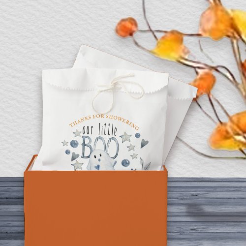 Halloween Baby Shower Our Little Boo Cute Ghost  Favor Bag