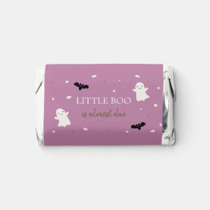 Halloween Baby Shower Pumpkin Little Boo Purple Hershey's Miniatures