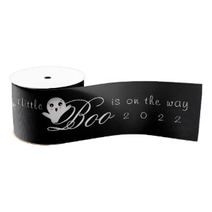 Halloween baby Shower Ribbon