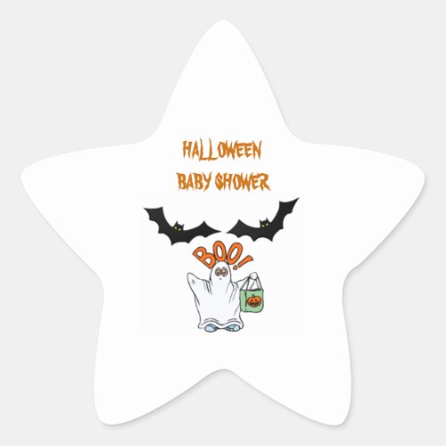 Halloween Baby Shower Stickers