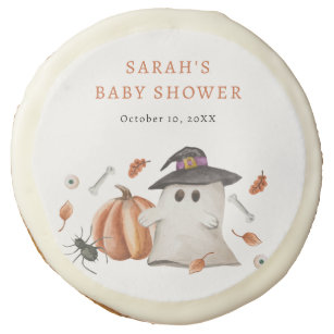 Halloween Baby Shower Sugar Cookie