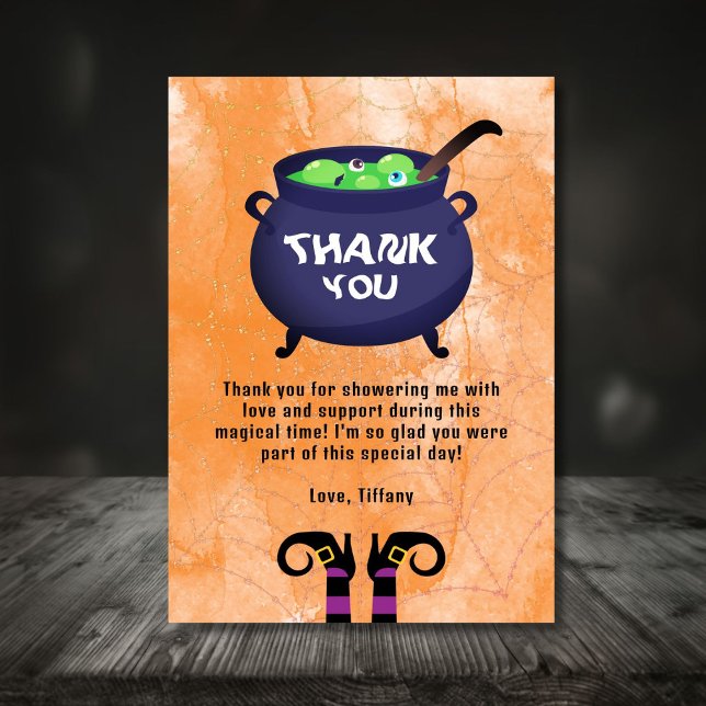 Halloween Baby Shower Thank You Card (Creator Uploaded)