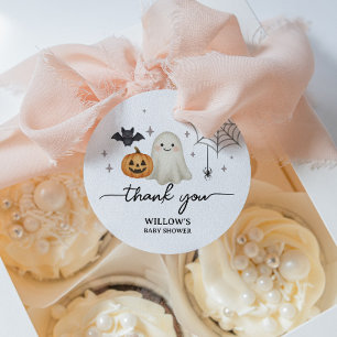 Halloween Baby Shower Thank You Favor Tags