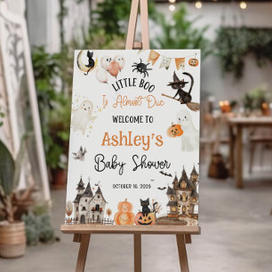 Halloween Baby Shower Welcome Sign 