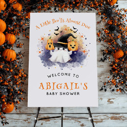 Halloween Baby Shower Welcome Sign | Little Boo