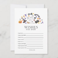 Halloween Baby Shower, Wishes for Baby