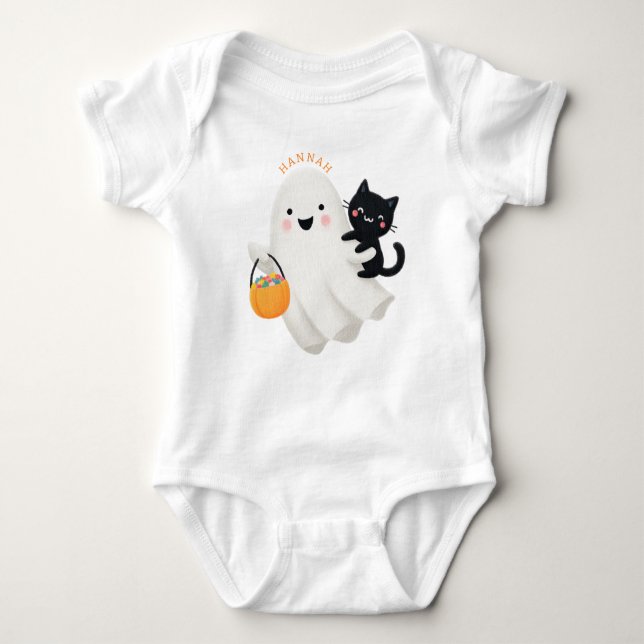 Halloween Baby T-Shirt Baby Bodysuit (Front)