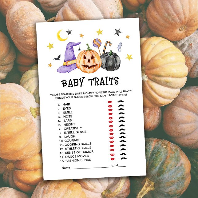 Halloween Baby Traits Game (Creator Uploaded)