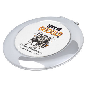 Halloween Bachelorette let's go ghoul Compact Mirror